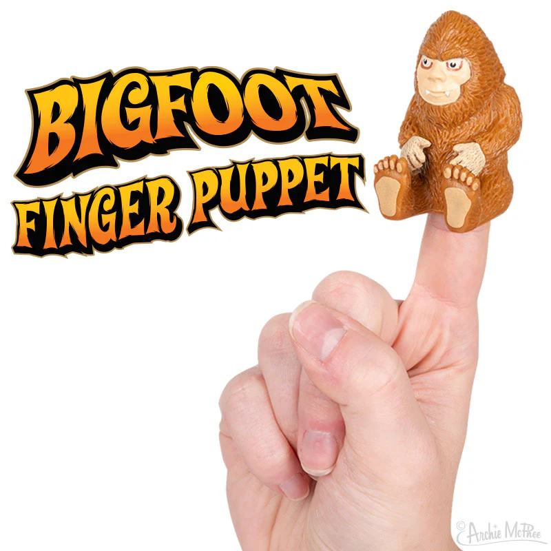 Bigfoot Finger Puppet - Set of 3