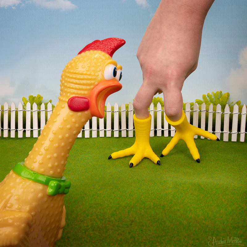 Chicken Feet - Set of 2 Chicken Feet Finger Puppets - Image 2