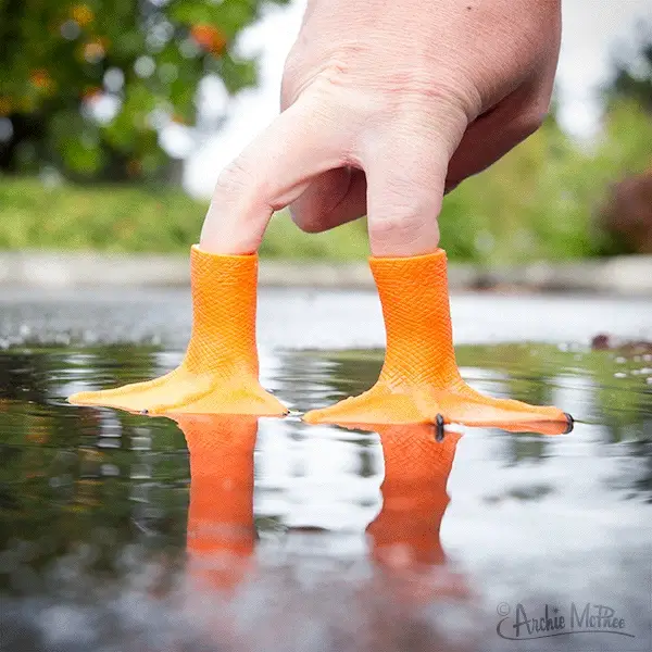 Duck Feet Finger Puppets - Image 2