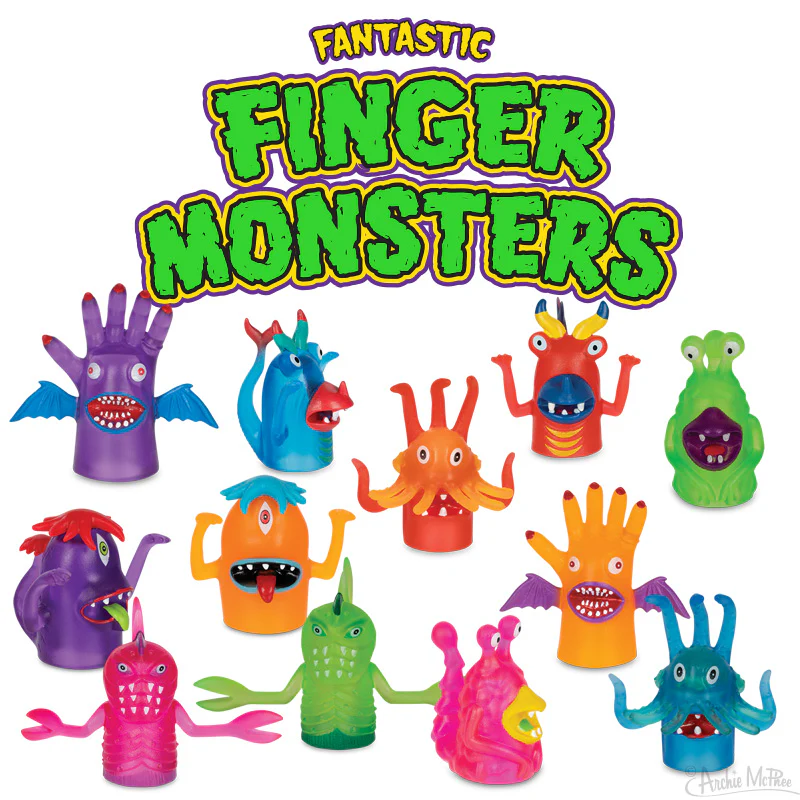 Fantastic Finger Monsters - Set of 6