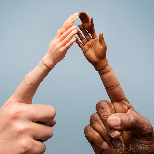 Finger Hands For Finger Hands - Dark Skin Tone - Set of 10 - Image 5