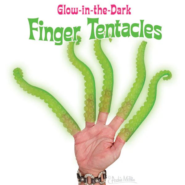 Glow-in-the-Dark Finger Tentacles - Bulk Box - Image 3