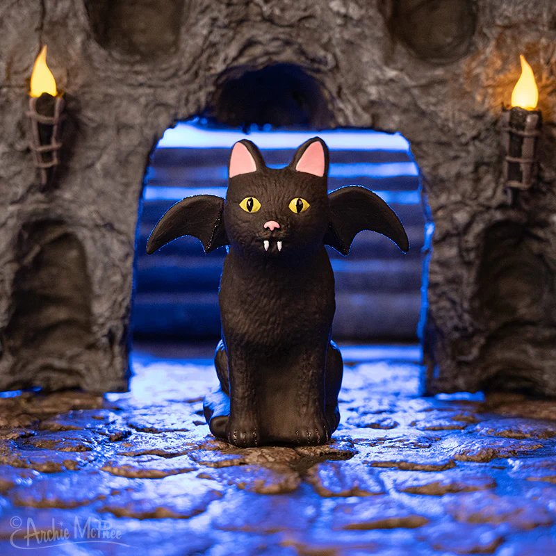 Goth Cat Ornament - Image 2