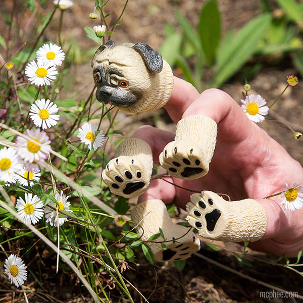 Handipug - Pug Finger Puppet - Image 5
