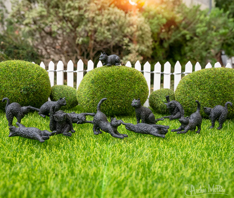 Itty Bitty Black Cats - Bag of 12 - Image 2