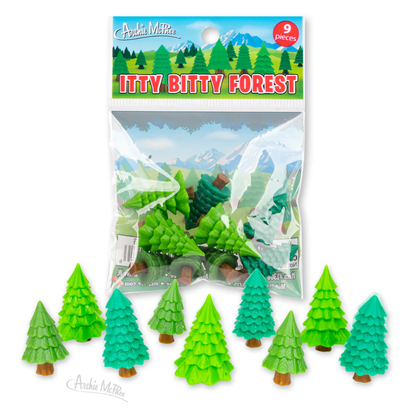 Itty Bitty Forest - Bag of 9
