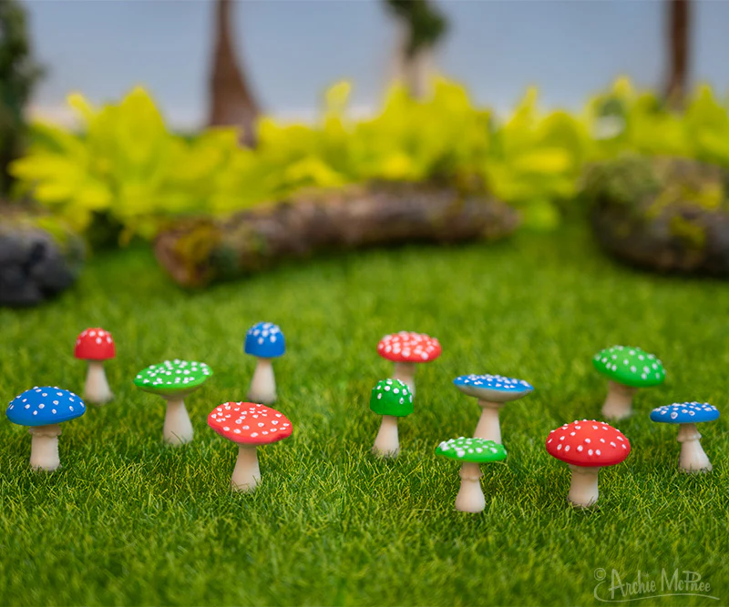 Itty Bitty Mushrooms - Bag of 12 - Image 2