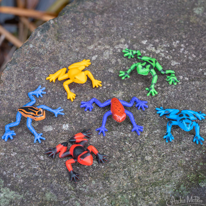 Itty Bitty Poison Dart Frogs - Bag of 6 - Image 2