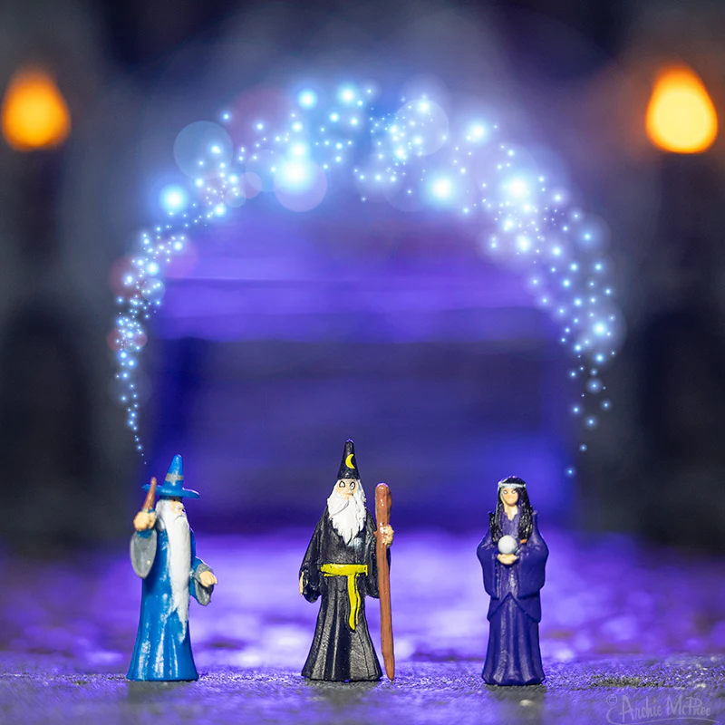 Itty Bitty Wizards - Bag of 9 - Image 2