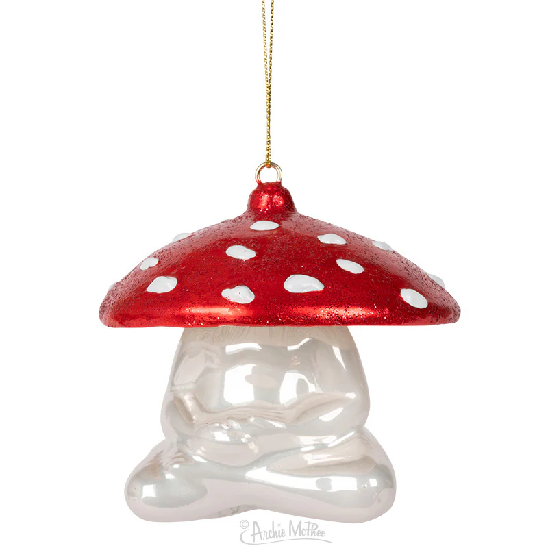 Meditating Mushroom Ornament - Image 3