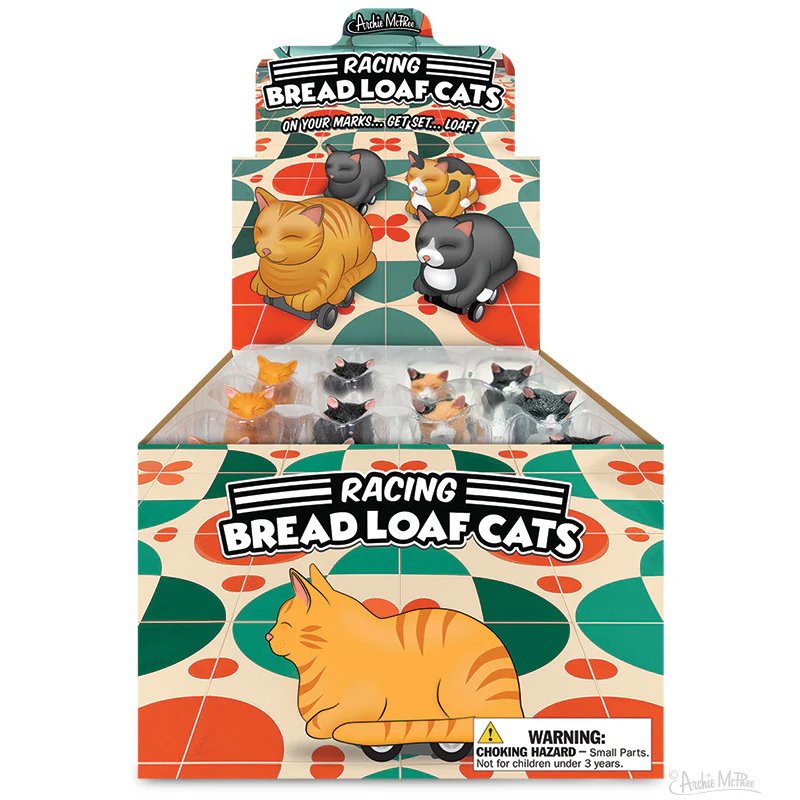 Racing Bread Loaf Cats Bulk Box