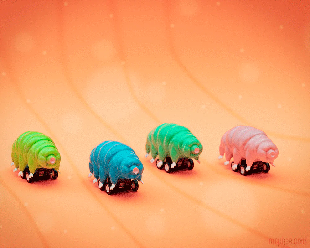 Racing Tardigrades - Set of 4 - Image 3