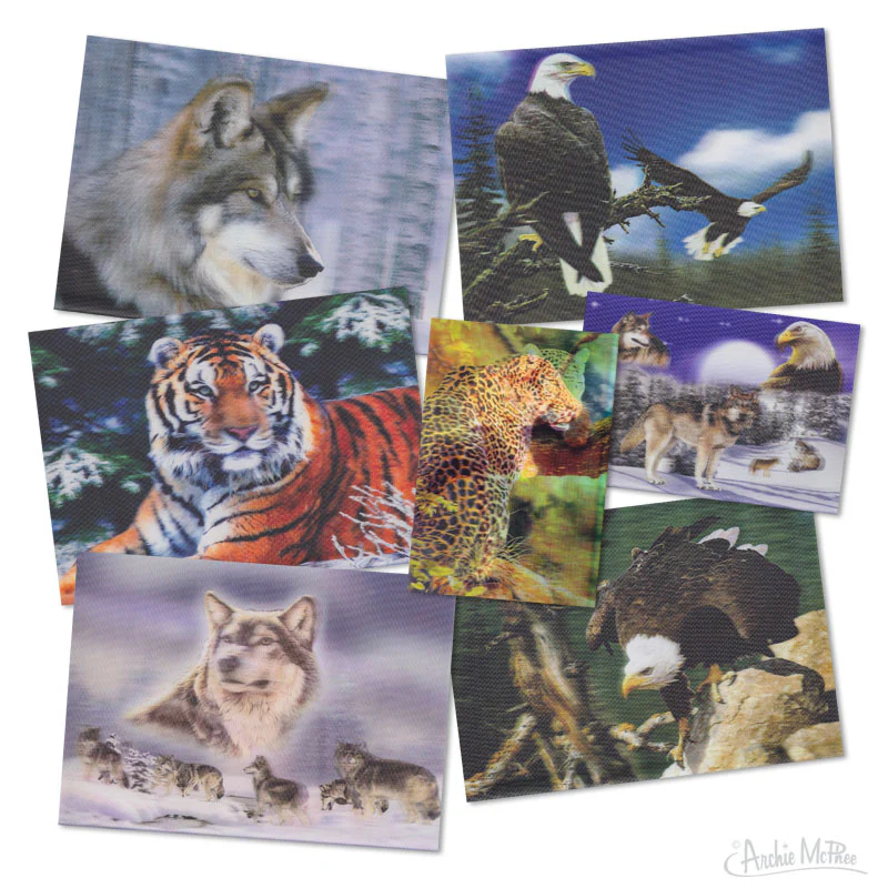 Rough and Tumble Lenticular Card Set