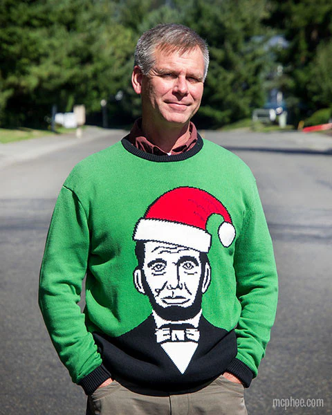 Santa Lincoln Sweater - Image 3